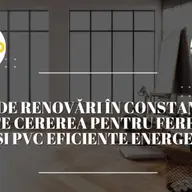 Val de renovări în Constanța: crește cererea pentru ferestre și uși PVC eficiente energetic