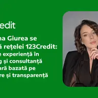 Cătălina Giurea se alătură rețelei 123Credit: 8 ani de experiență în banking și consultanță financiară bazată pe ascultare și transparență