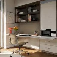 Mobilier birou cu ușă rulou: să începi lucrul fără să faci loc printre acte