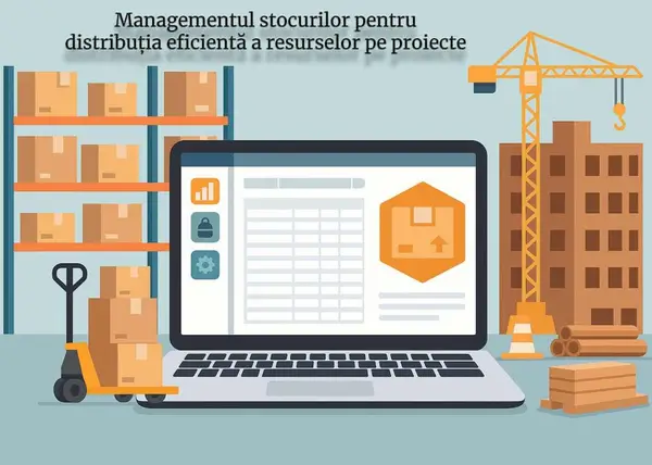Managementul stocurilor pentru distribuția eficientă a resurselor pe proiecte cu ajutorul unui ERP în construcții
