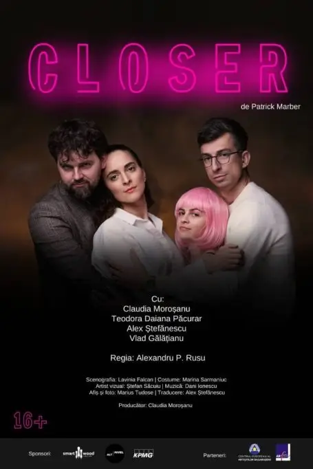 CLOSER - de Patrick Marber - Premiera