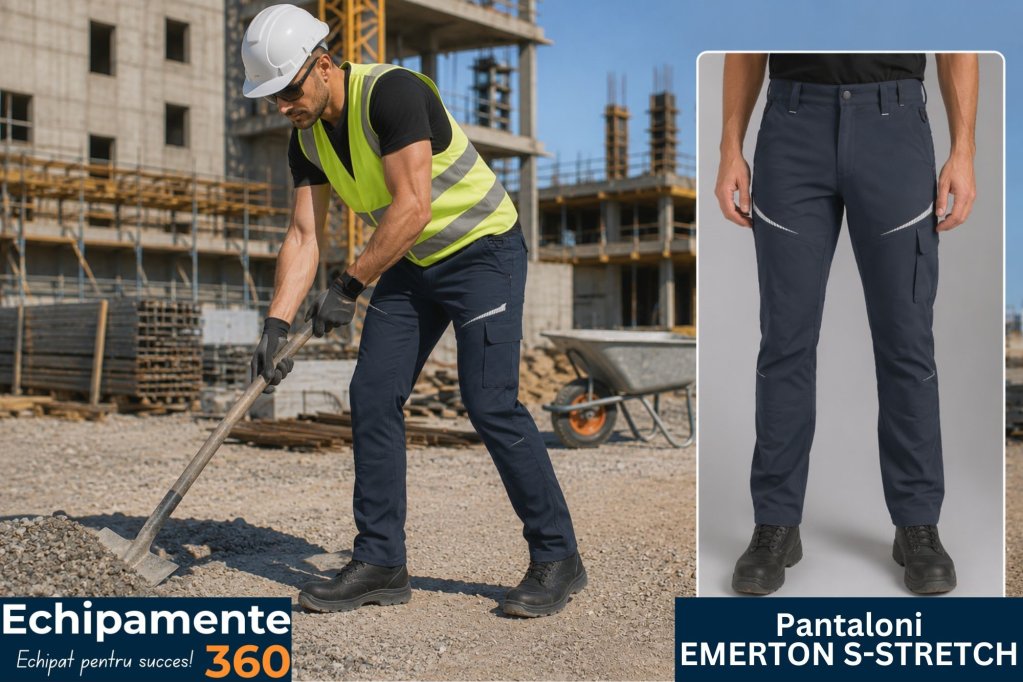 Confort si rezistenta pentru fiecare zi de lucru cu Emerton S-stretch pe Echipamente360.ro
